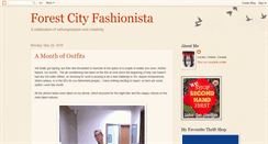 Desktop Screenshot of forestcityfashionista.com