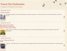 Tablet Screenshot of forestcityfashionista.com